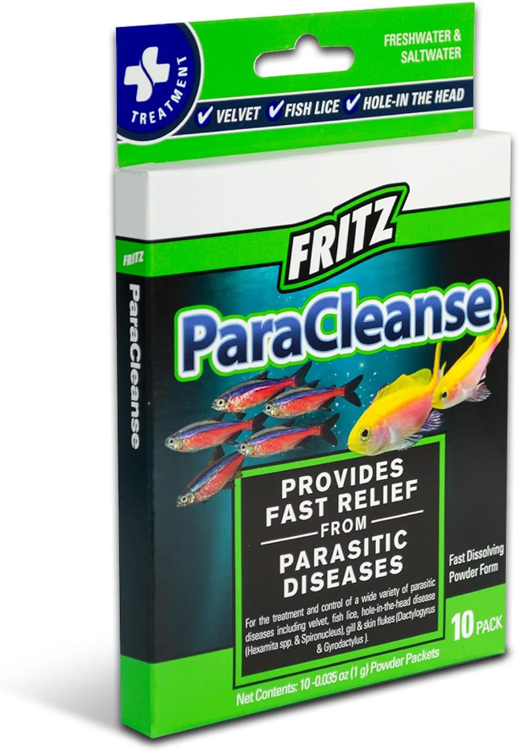 Fritz Aquatics ParaCleanse Provides Fast Relief from Parasitic Diseases
