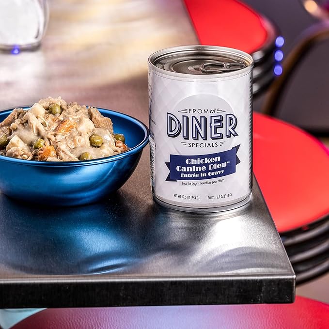 Fromm Diner Specials Chicken Canine Bleu Entrée in Gravy Dog Food - Premium Wet Dog Food - Chicken Recipe - Case of 12 Cans - Image 3