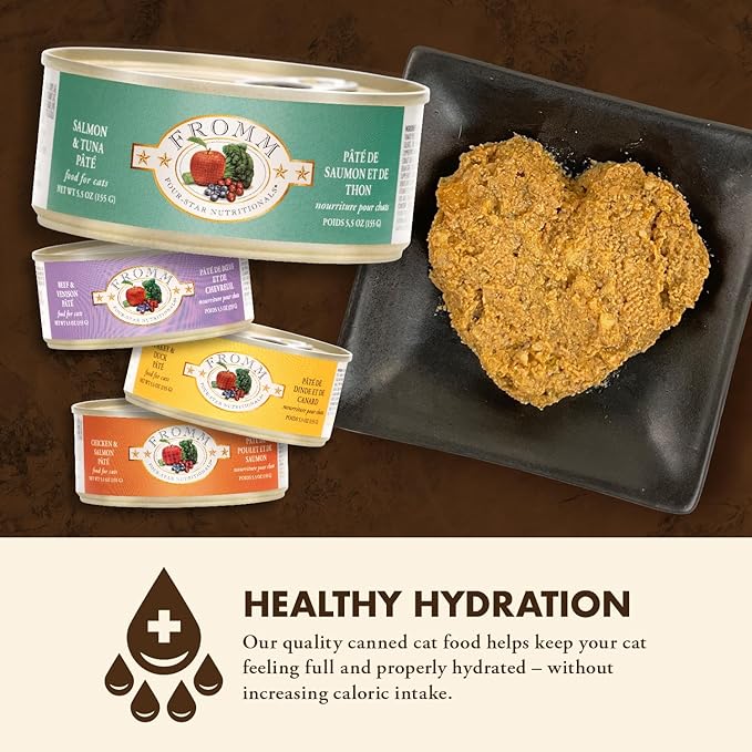 Fromm Four-Star Nutritionals Salmon & Tuna Pate Cat Food - Premium Wet Cat Food - Salmon Recipe. - Image 2