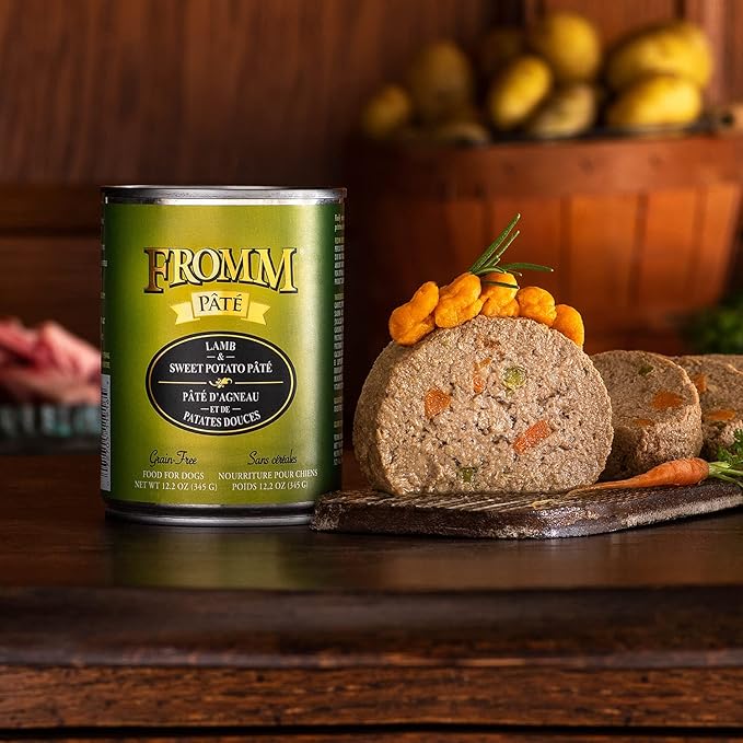 Fromm Lamb & Sweet Potato Pate Dog Food - Premium Wet Dog Food - Lamb Recipe - Case of 12 Cans - Image 2