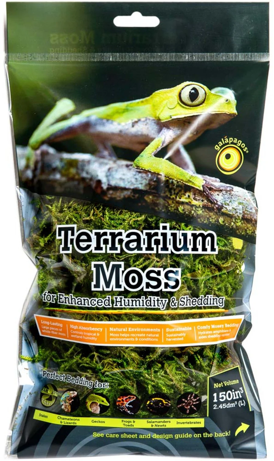 Galápagos (05213) Terrarium Green Sphagnum Moss, Natural - Image 7