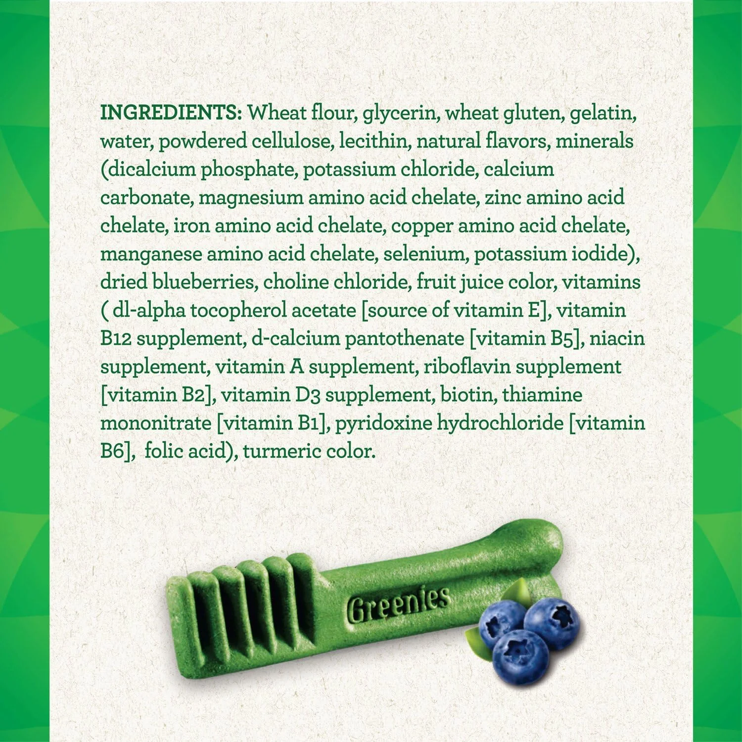 Greenies Large Natural Dental Care Dog Treats Blueberry Flavor - Image 8