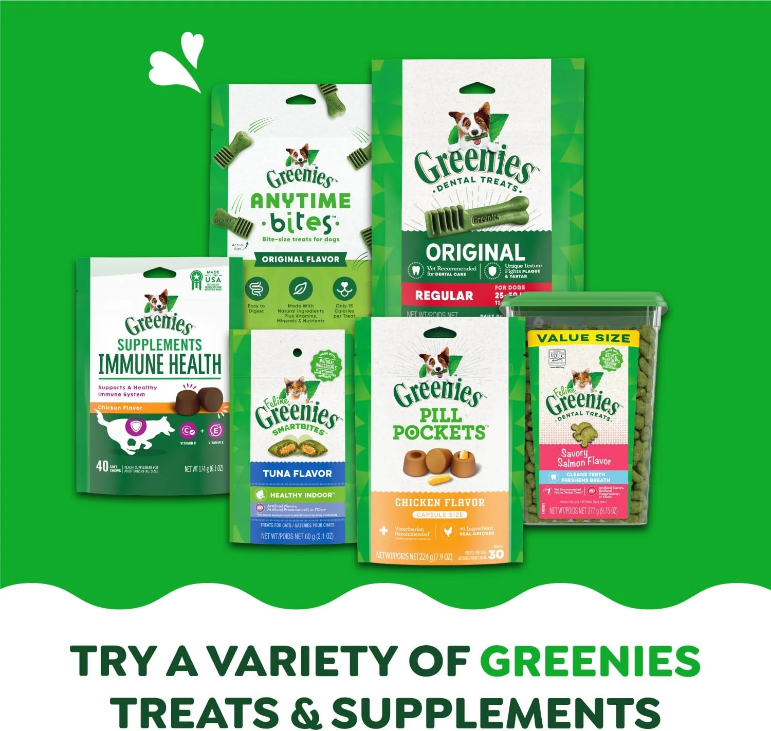 Greenies Petite Natural Dental Care Dog Treats Fresh Flavor - Image 7