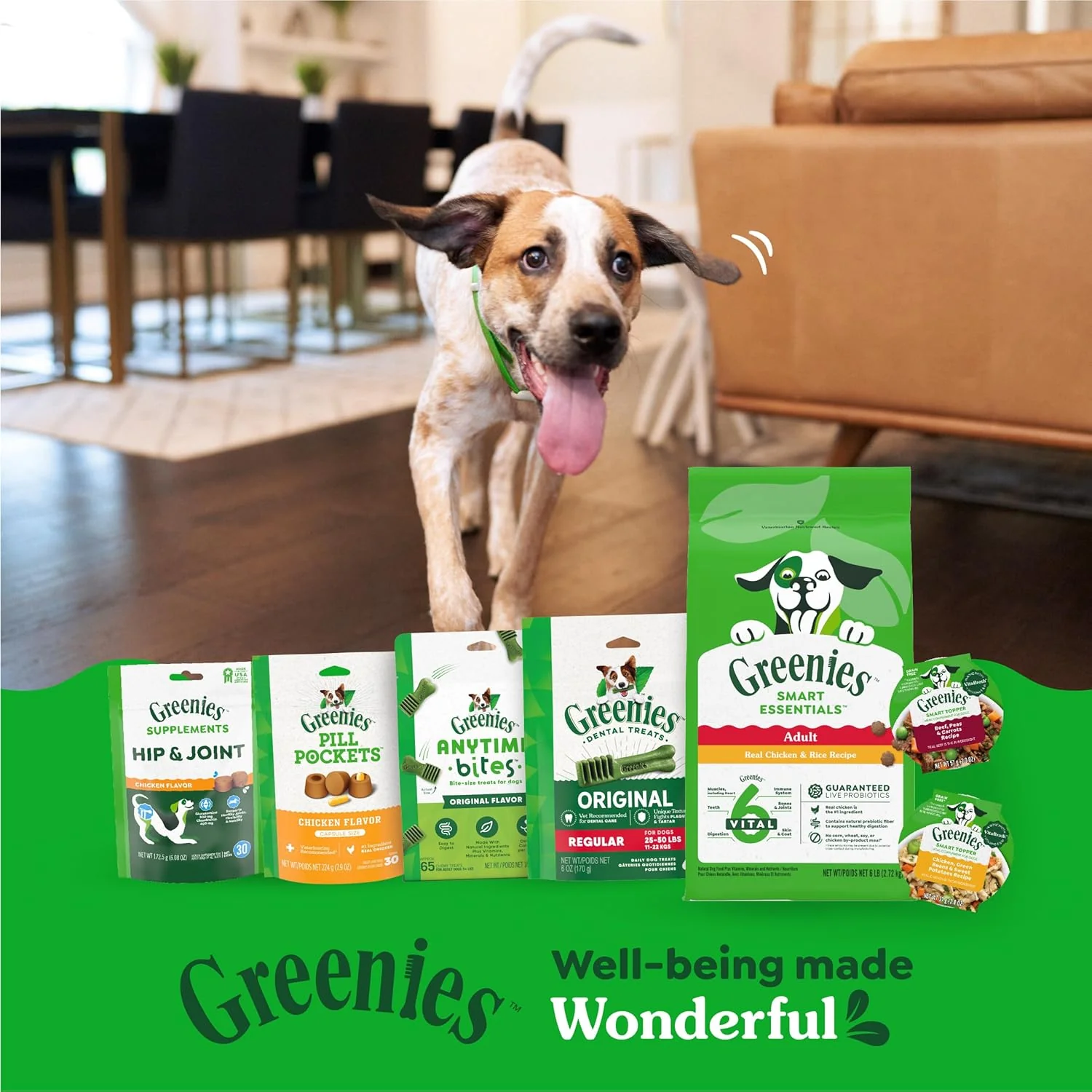 Greenies Smart Essentials Adult High Protein Dry Dog Food Real Chicken & Rice Recipe, 6 lb. Bag - Image 14