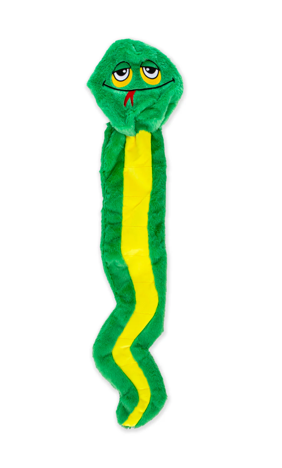 GURU Hide-A-Tail Snake Plush Puzzle Dog Toy Green - Image 4