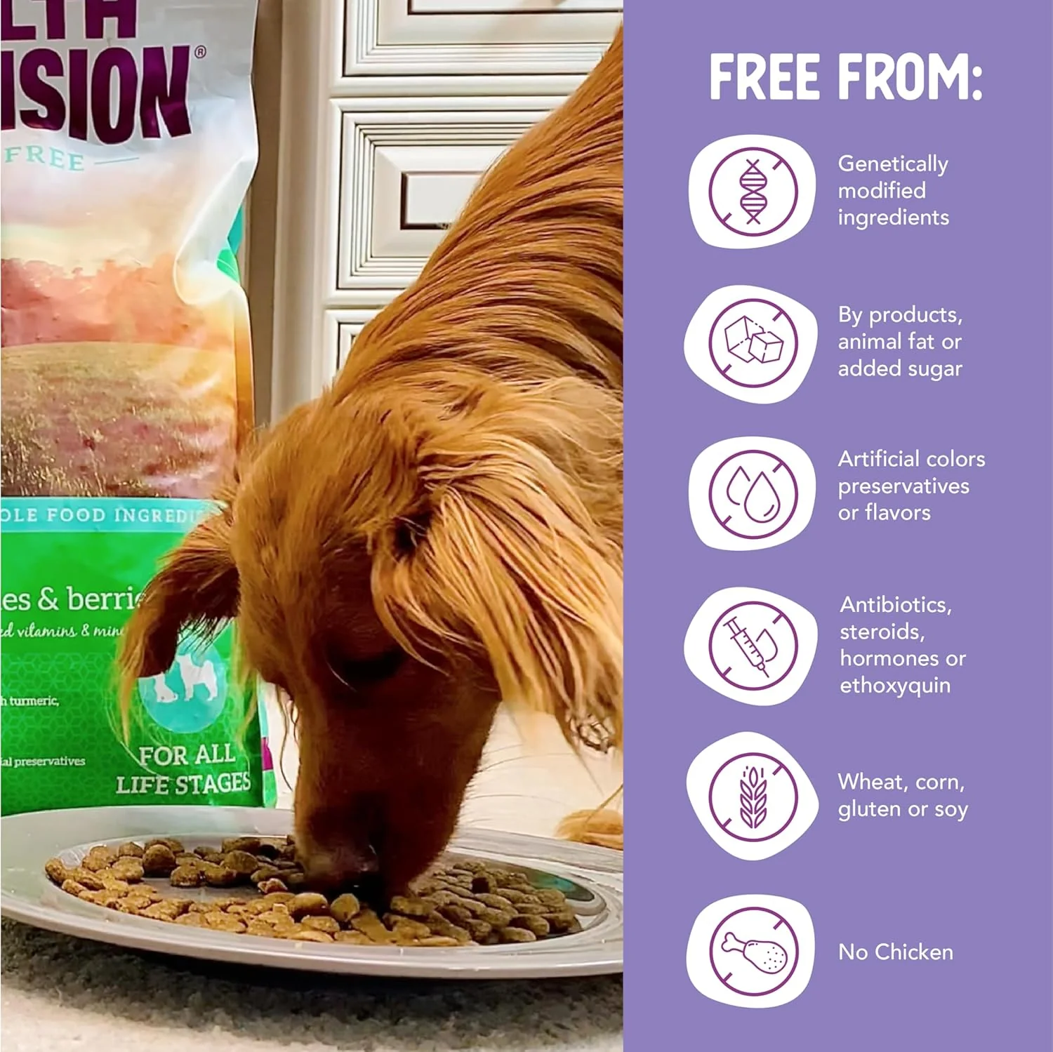Health Extension Grain Free Venison Dry Dog Food 4 lb - Image 5