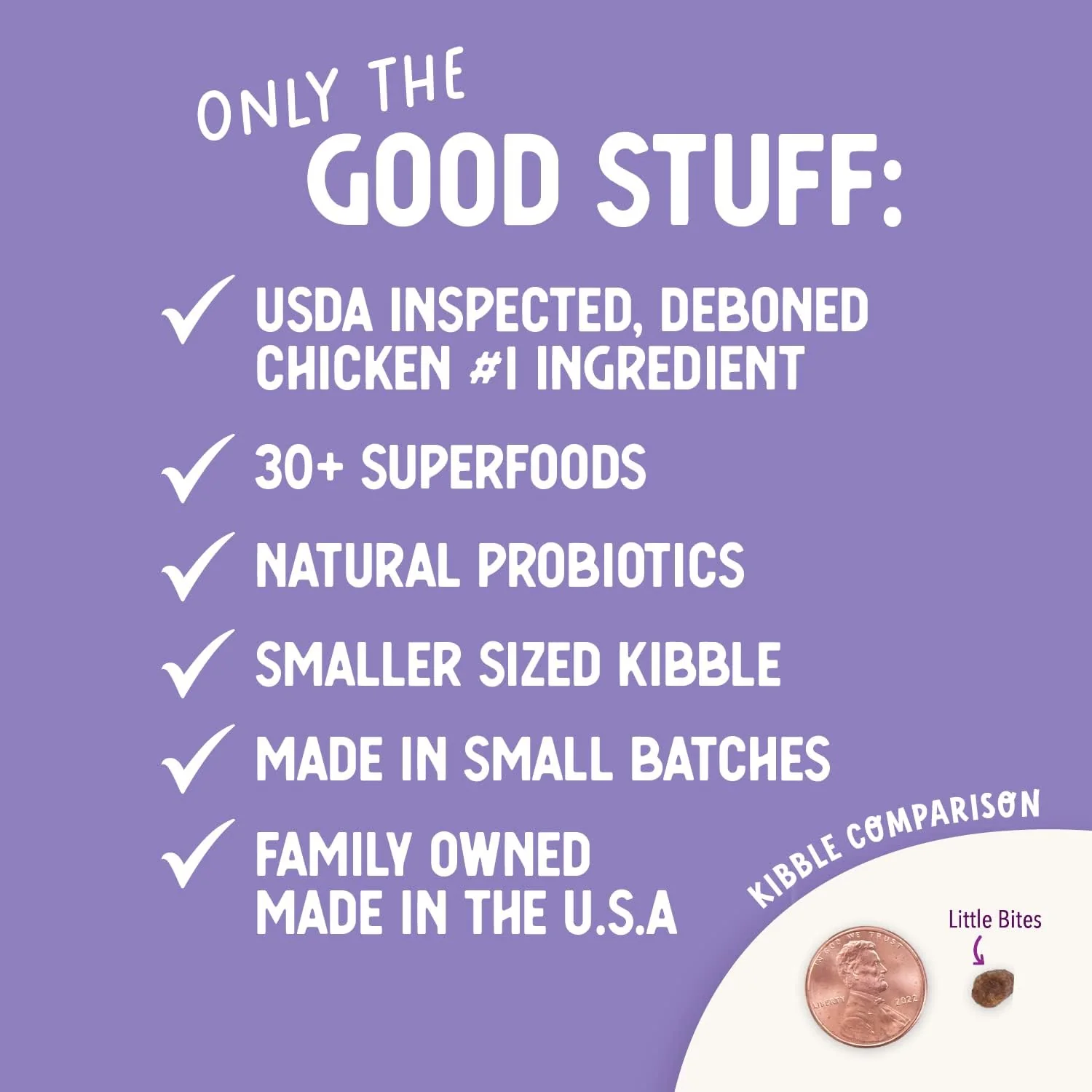 Health Extension Little Bites Chicken & Brown Rice Dry Dog Food (18 lb / 8.1 Kg) - Natural with Probiotics and Superfoods for Teacup, Toy & Small Breeds - Image 7