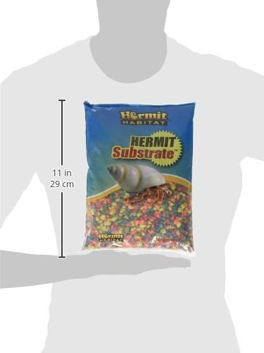 Hermit Habitat Terrarium Substrates, 5-Pound, Neon Rainbow - Image 2