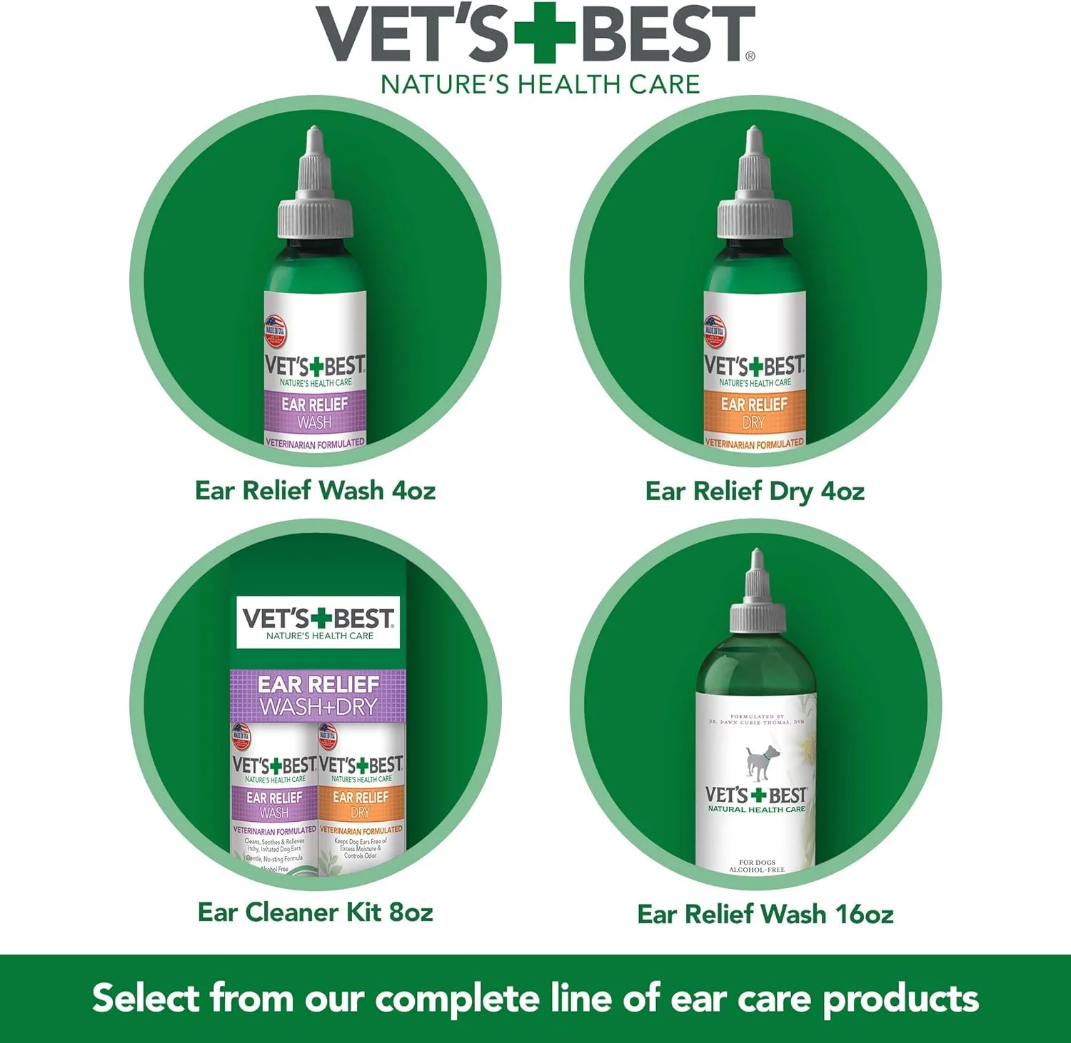 HERO PET Vet's Best Dog Ear Relief Wash, 4 oz - Image 4