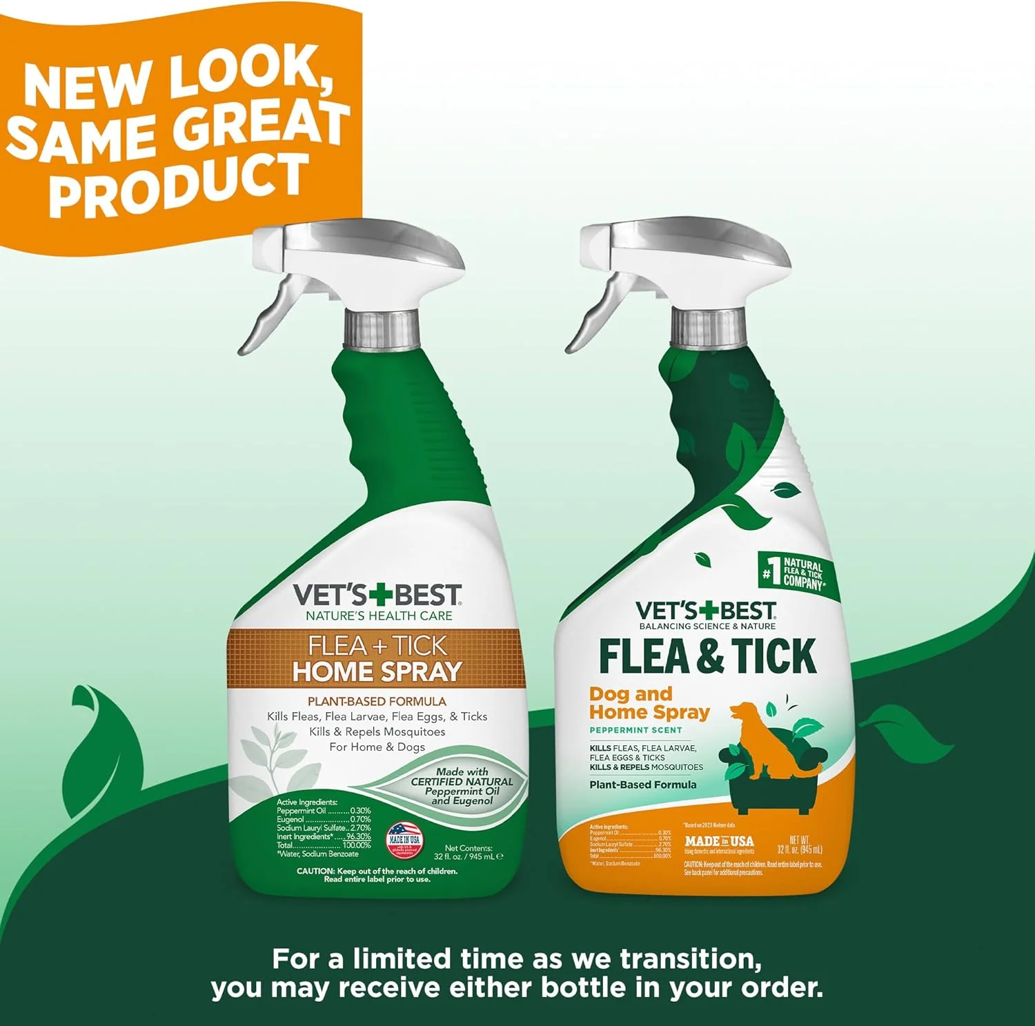 HERO PET Vet's Best Natural Indoor Flea and Tick Spray – Dog Flea and Tick Treatment for Home, Plant-Based Formula with Natural Oils, Kills Fleas, Eggs & Ticks on Contact, Made in USA, 32 oz - Image 5