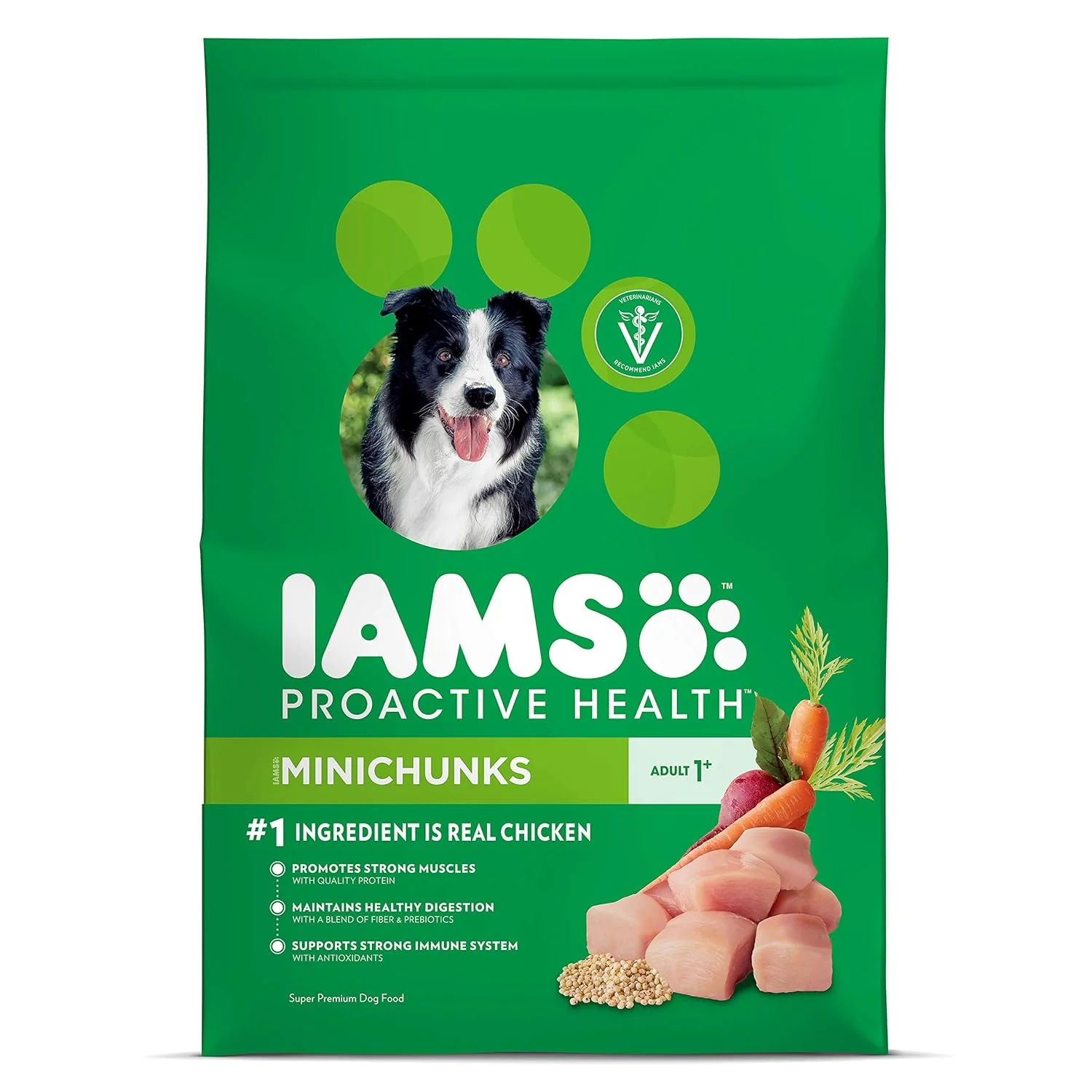 IAMS Proactive Health Minichunks Adult Dry Dog Food with Real Chicken - Image 4