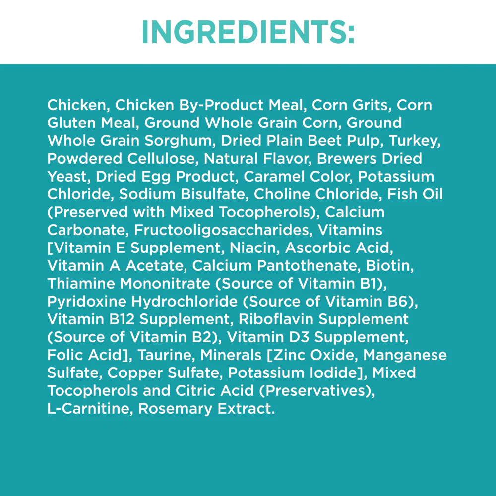 IAMS PROACTIVE HEALTH Adult Indoor Weight Control & Hairball Care Dry Cat Food with Chicken & Turkey Cat Kibble - Image 3