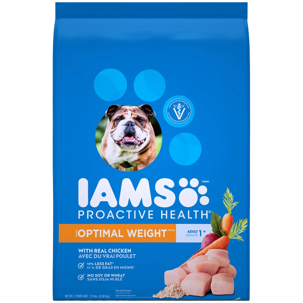 IAMS Adult Healthy Weight Control Dry Dog Food with Real Chicken