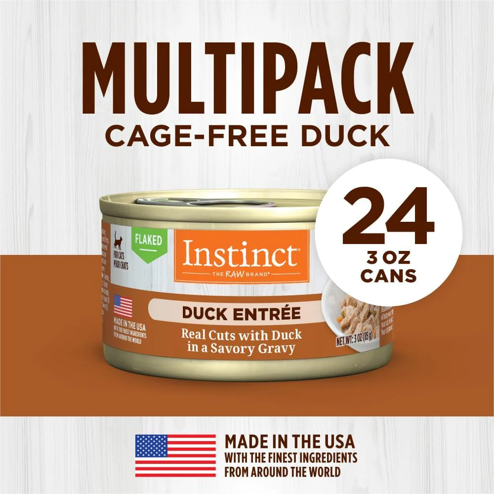 Instinct Flaked Entrée Wet Canned Cat Food Duck - Image 5