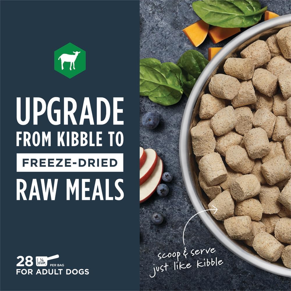 Instinct Freeze Dried Raw Meals, Natural Dry Dog Food, Grain Free - Grass Fed Lamb, 14 oz. Bag - Image 3