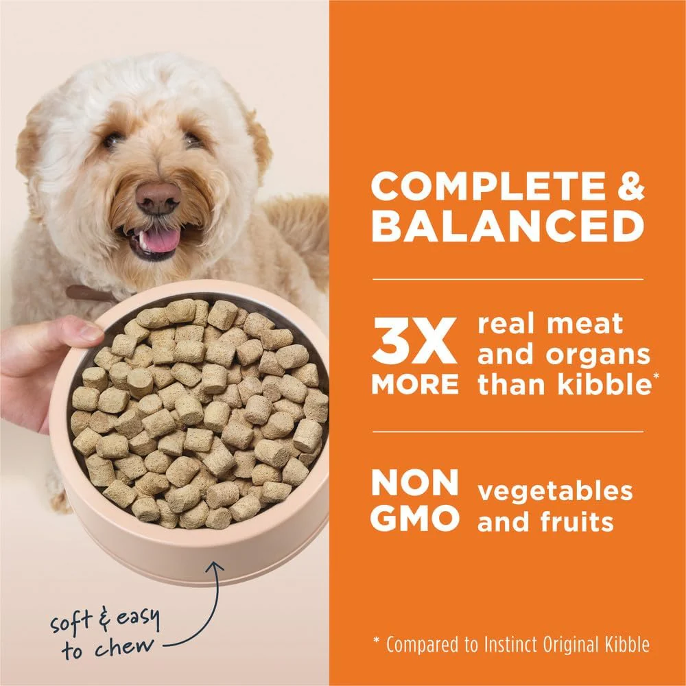 Instinct Freeze Dried Raw Meals, Natural Dry Dog Food, Grain Free - Grass Fed Lamb, 14 oz. Bag - Image 4