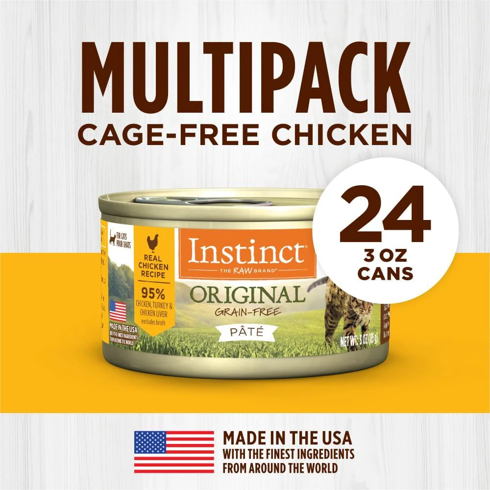 Instinct Grain-Free Chicken Formula Canned Cat Food - Image 10