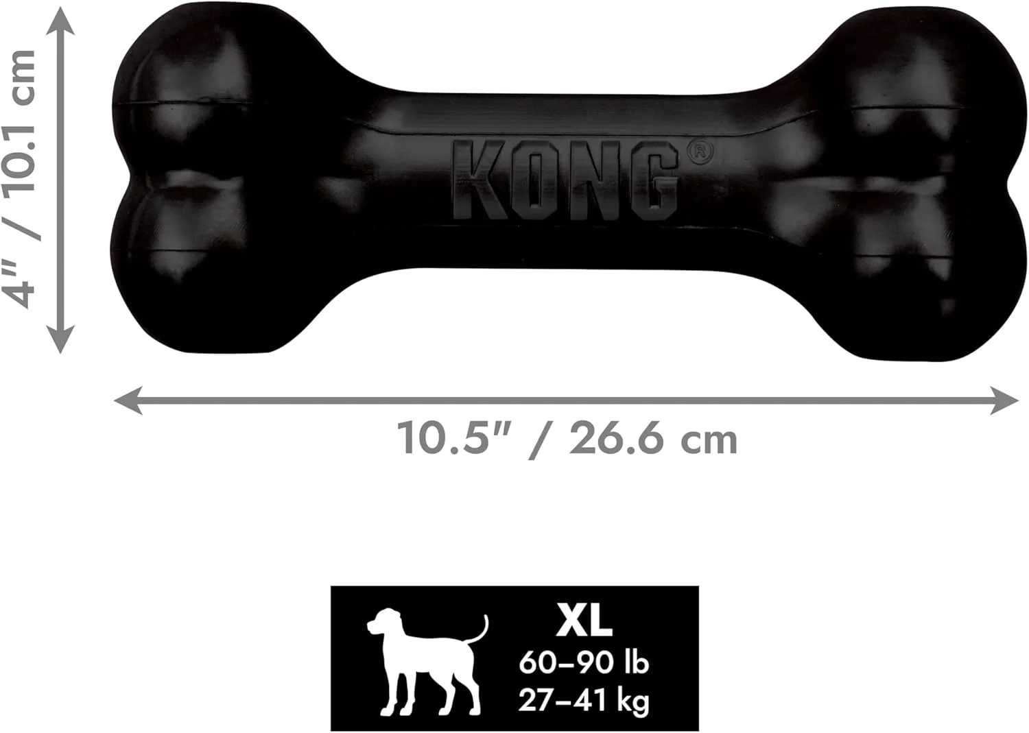 KONG Extreme Goodie Bone Dog Toy – Extra Large - Image 4