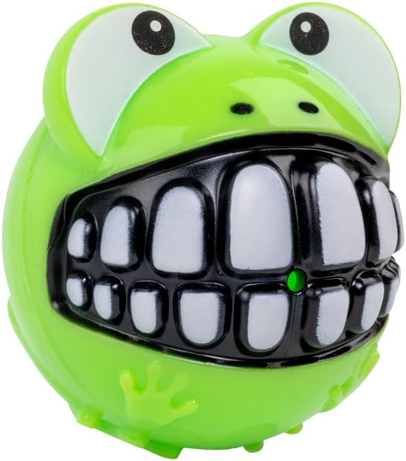 KONG Grinz Frog Dog Toy – Medium Green - Image 4