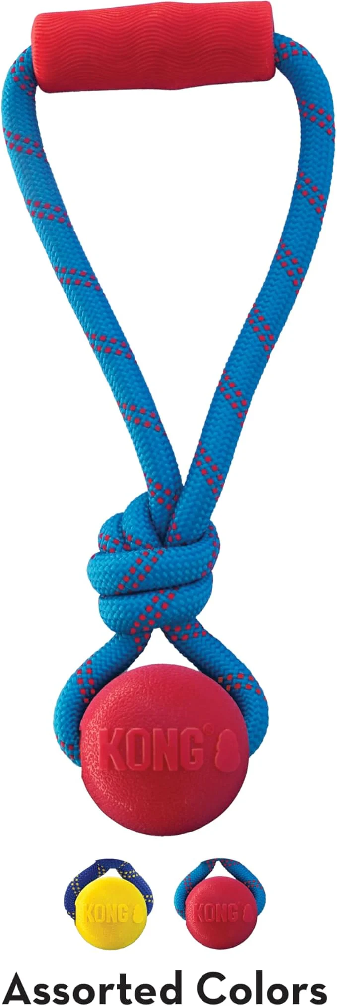 KONG Jaxx Brights Tug w/Ball - Image 6