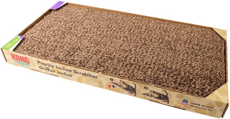 KONG Naturals Pop-Up Incline Cat Scratcher – One Size - Image 3
