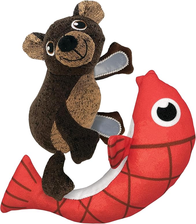 KONG Pull-A-Partz Pals 2 Toys in 1 Dog Toy (Bear) - Image 2