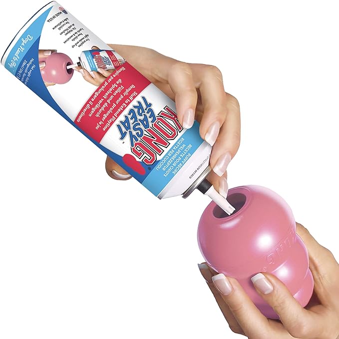 KONG Puppy Easy Treat - Easy-to-Use Pet Treat for Dog Toys - Puppy Supplies to Extend Playtime - Dog Snack Aids Weight Management - Long-Lasting Snack with Mess-Free Nozzle - Puppy Recipe - Image 3