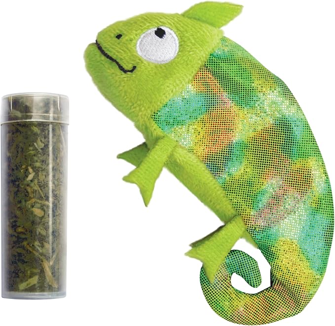 KONG Refillables Catnip Chameleon Toy - Image 3