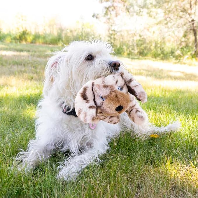 KONG Toughz Durable Plush Dog Toy - Long-Lasting Soft Chew Toy for Aggressive Chewers, Safe & Interactive for Dogs (Pup) - Image 4