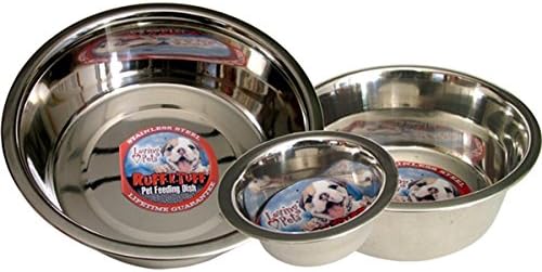 Loving Pets Quart Traditional Stainless Steel Dish Pet Bowl - Image 2