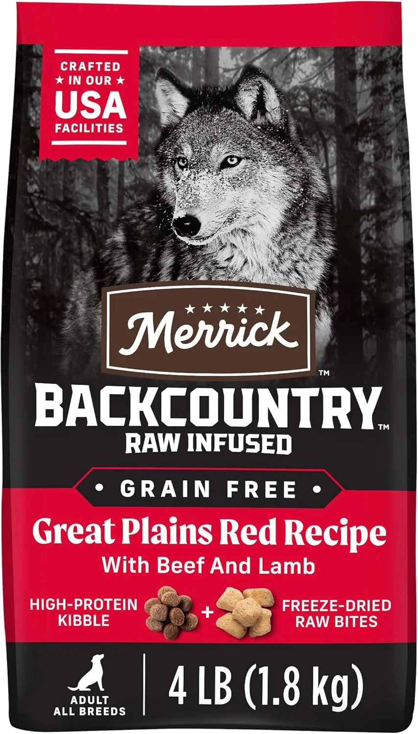 Merrick Backcountry Grain Free Dry Adult Dog Food Kibble With Freeze Dried Raw Pieces, Great Plains Red Recipe - Image 11