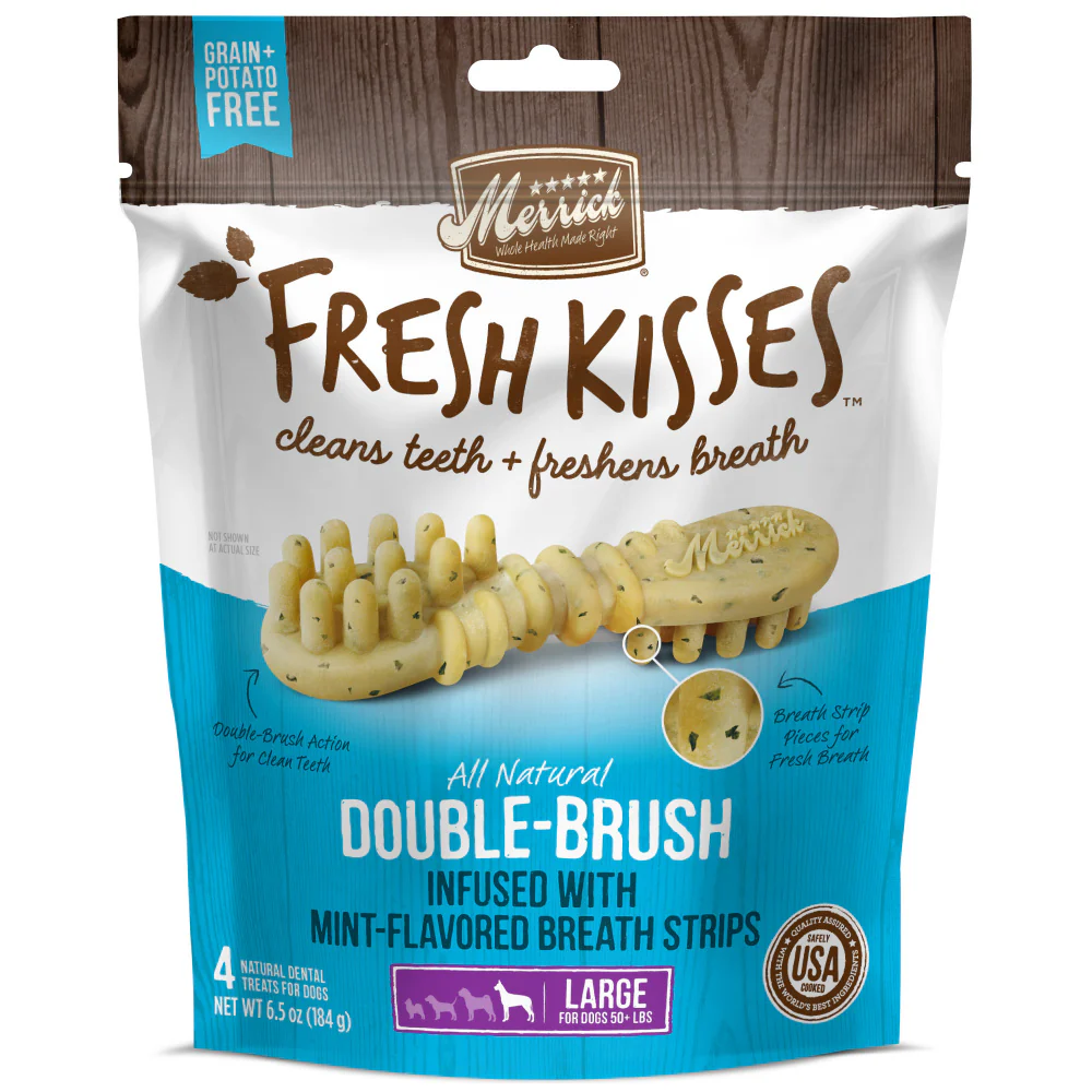 Merrick Fresh Kisses Mint Dental Treat Large Dog - Image 11