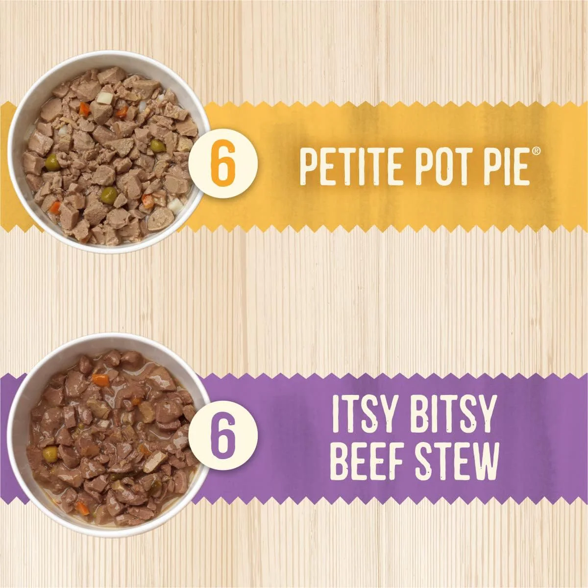 Merrick Lil’ Plates Grain Free Dinner Duos Soft Natural Wet Small Dog Food Variety Pack, Beef and Chicken - Image 5