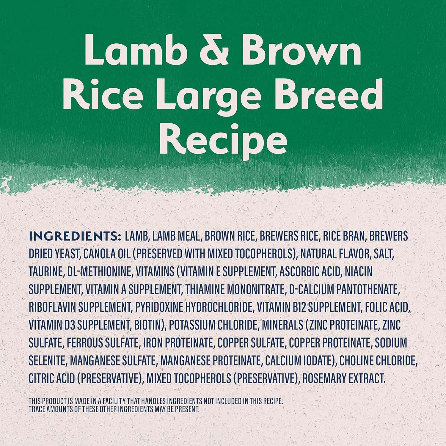 Natural Balance Limited Ingredient Large Breed Adult Dry Dog Food with Healthy Grains, Lamb & Brown Rice Recipe - Image 3