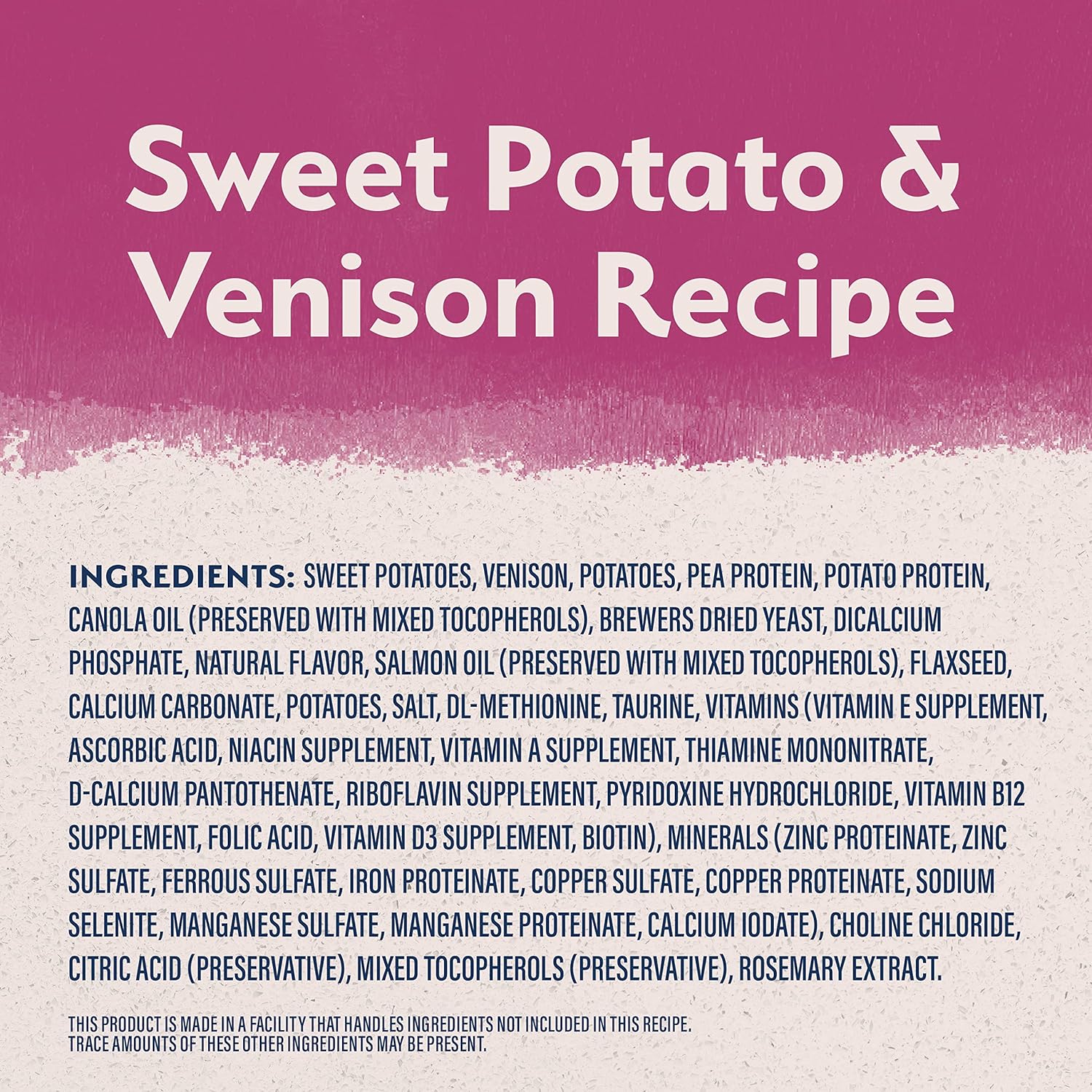 Natural Balance Limited Ingredient Adult Grain-Free Dry Dog Food, Reserve Sweet Potato & Venison Recipe - Image 3