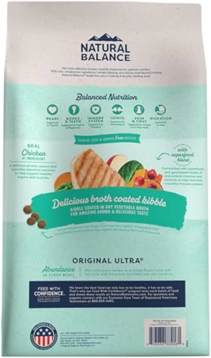 Natural Balance Original Ultra Grain-Free Chicken | All Life Stages Dry Dog Food | 24-lb. Bag - Image 3