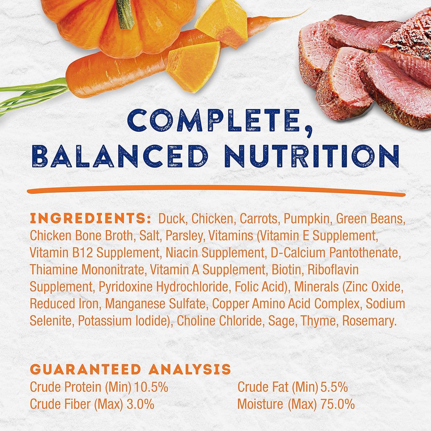 Natural Balance Platefulls Homestyle Adult Wet Dog Food, Savory Duck & Pumpkin Recipe Cooked in Bone Broth, 9 Ounce (Pack of 3) - Image 5