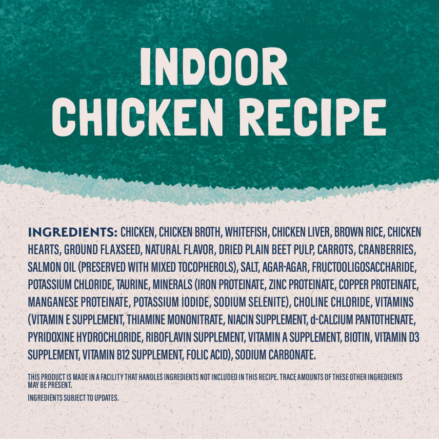Natural Balance Pet Foods Original Ultra Indoor Canned Cat Food Chicken, 24ea/5.5 oz - Image 3