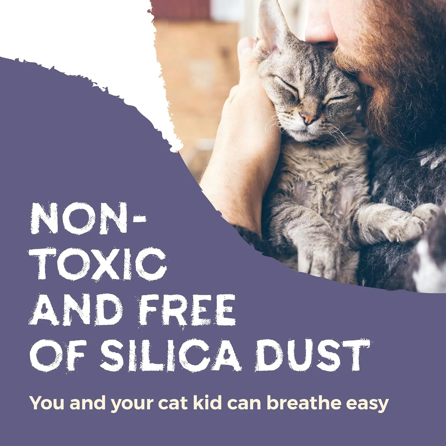 Naturally Fresh Pellet Formula Unscented Non-clumping Cat Litter, 10 lbs, Purple - Image 6