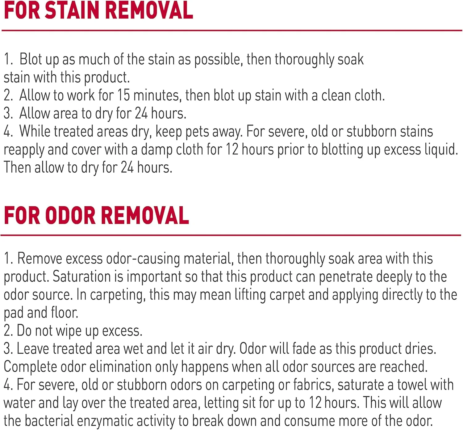 Nature’s Miracle® Stain & Odor Remover, Tough on Dog Urine, Feces, Vomit, Drool and Other Organic Stains and Odors, 1 Gallon - Image 5