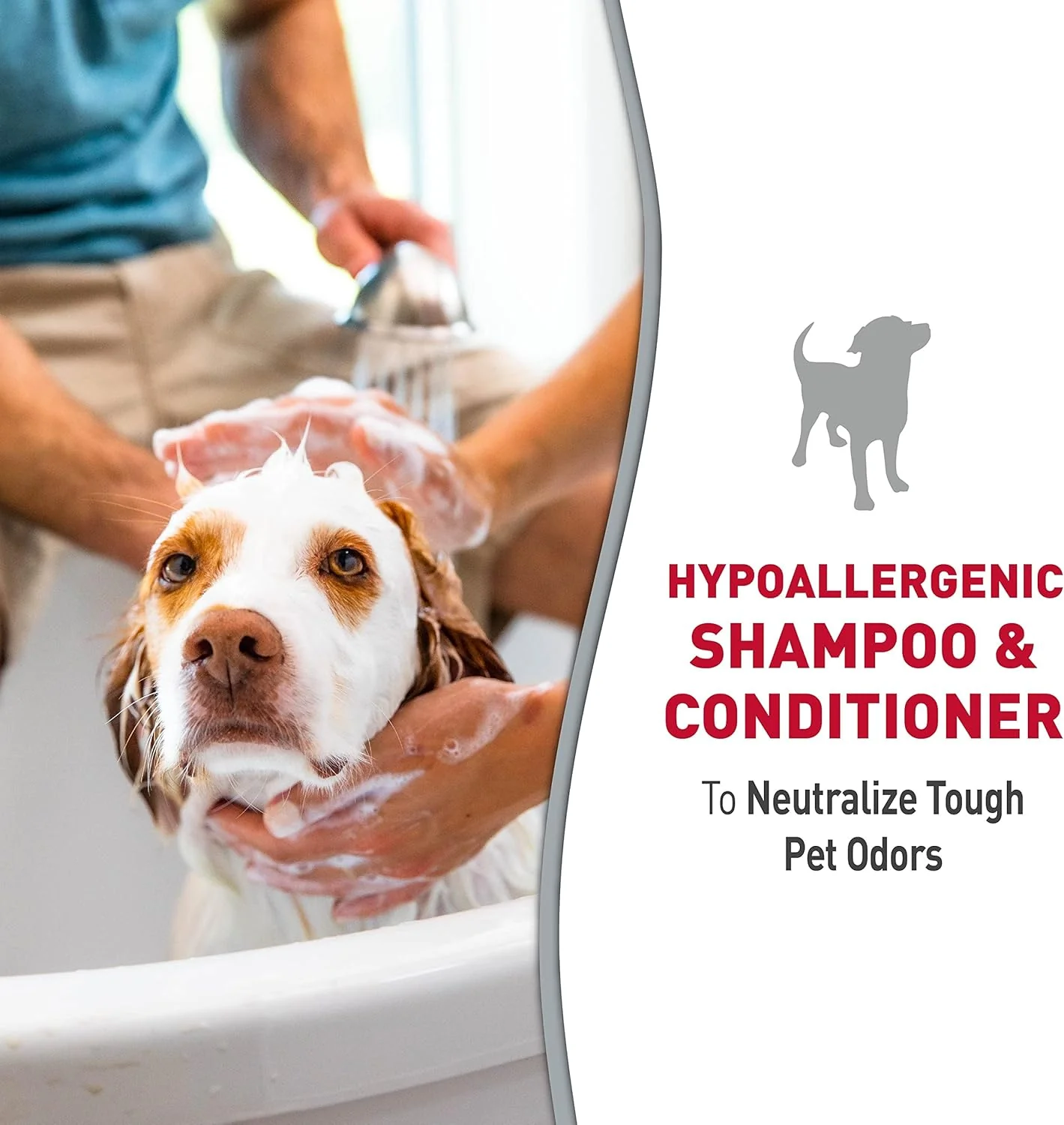 Nature’s Miracle Hypoallergenic Shampoo & Conditioner for Dogs, 16 Oz, Unscented - Image 3