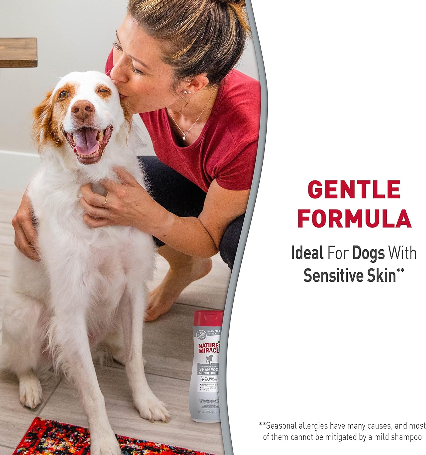 Nature’s Miracle Hypoallergenic Shampoo & Conditioner for Dogs, 16 Oz, Unscented - Image 7