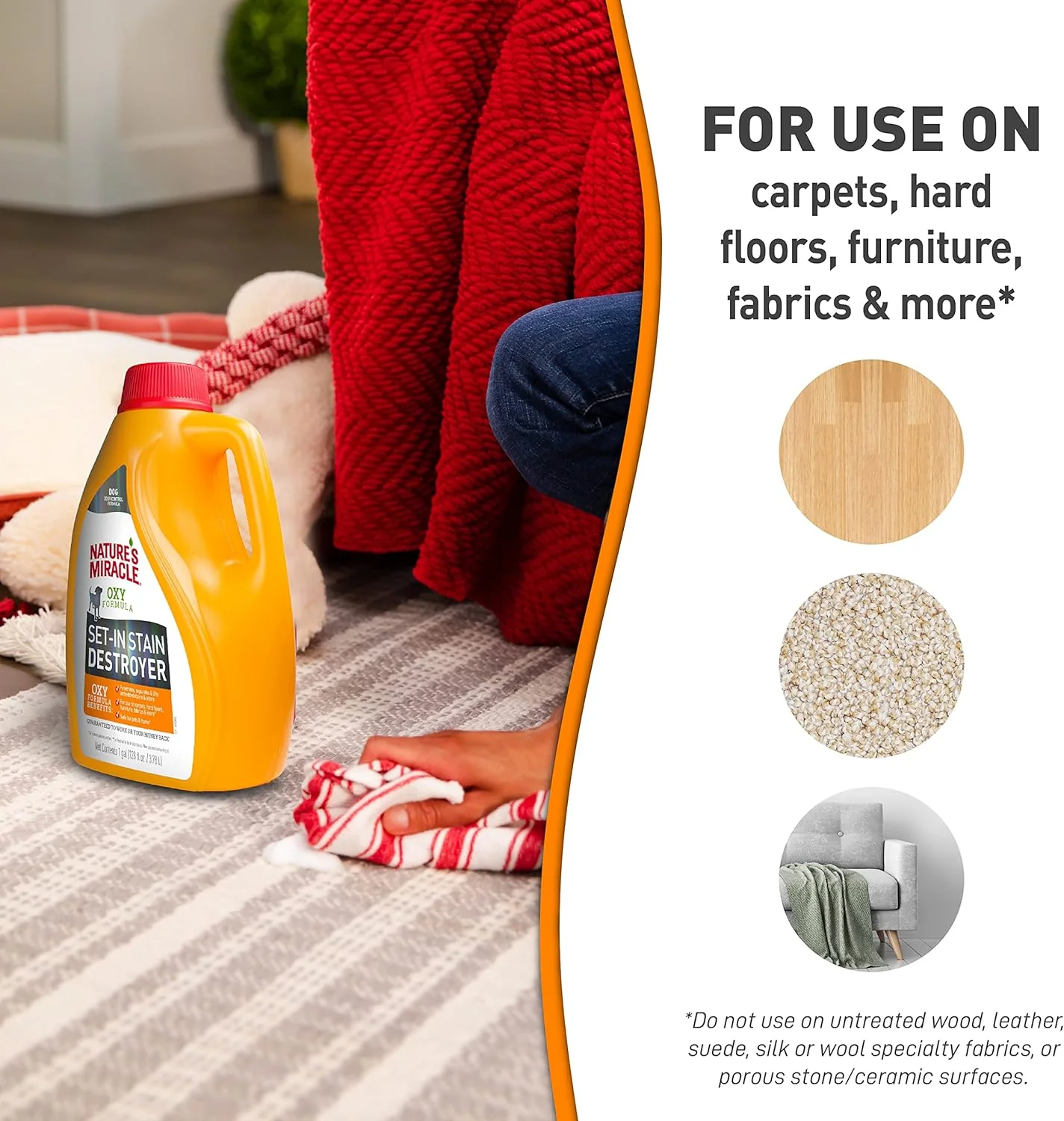 Nature’s Miracle Set-In Stain Destroyer Dog, Oxy Formula With Orange Scent - Image 6