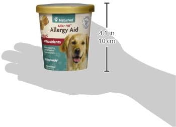 NaturVet Aller-911 Advanced Allergy Aid for Dogs, Cats – Antioxidant-Rich Pet Supplement with Omegas, DHA, EPA – Helps Support Dog Immune System, Cat Respiratory Health, Skin Moisture 70 Soft Chews - Image 2