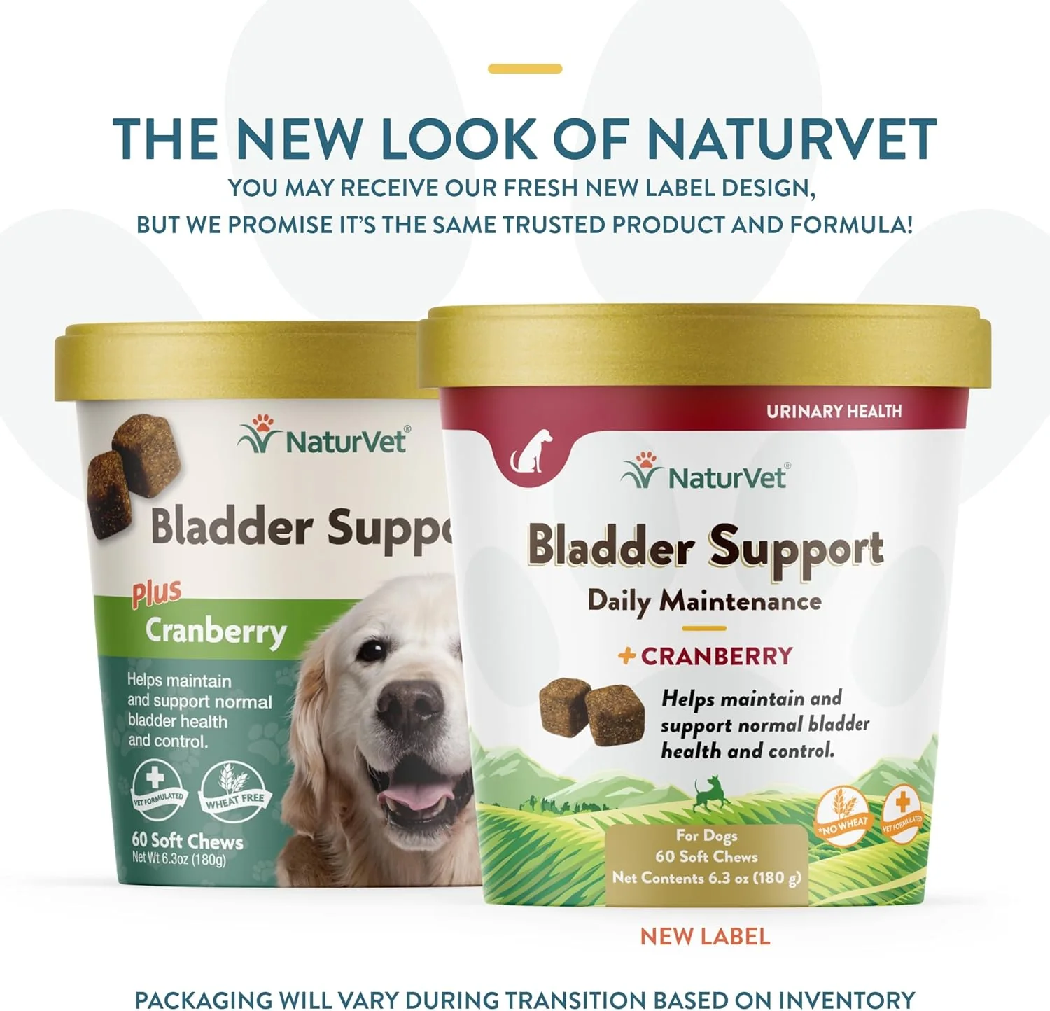 NaturVet Bladder Support Plus Cranberry for Dogs, 60 ct Soft Chews, Made in The USA with Globally Source Ingredients - Image 2