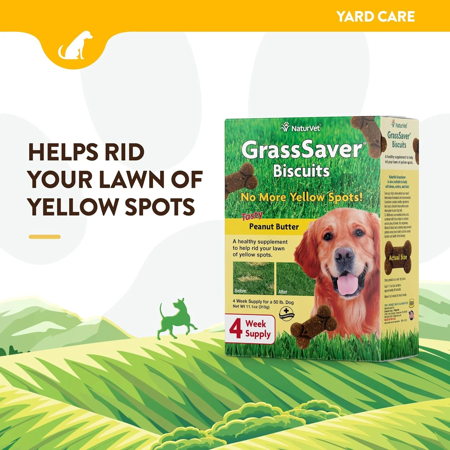 NaturVet GrassSaver Biscuits for Dogs - Image 3