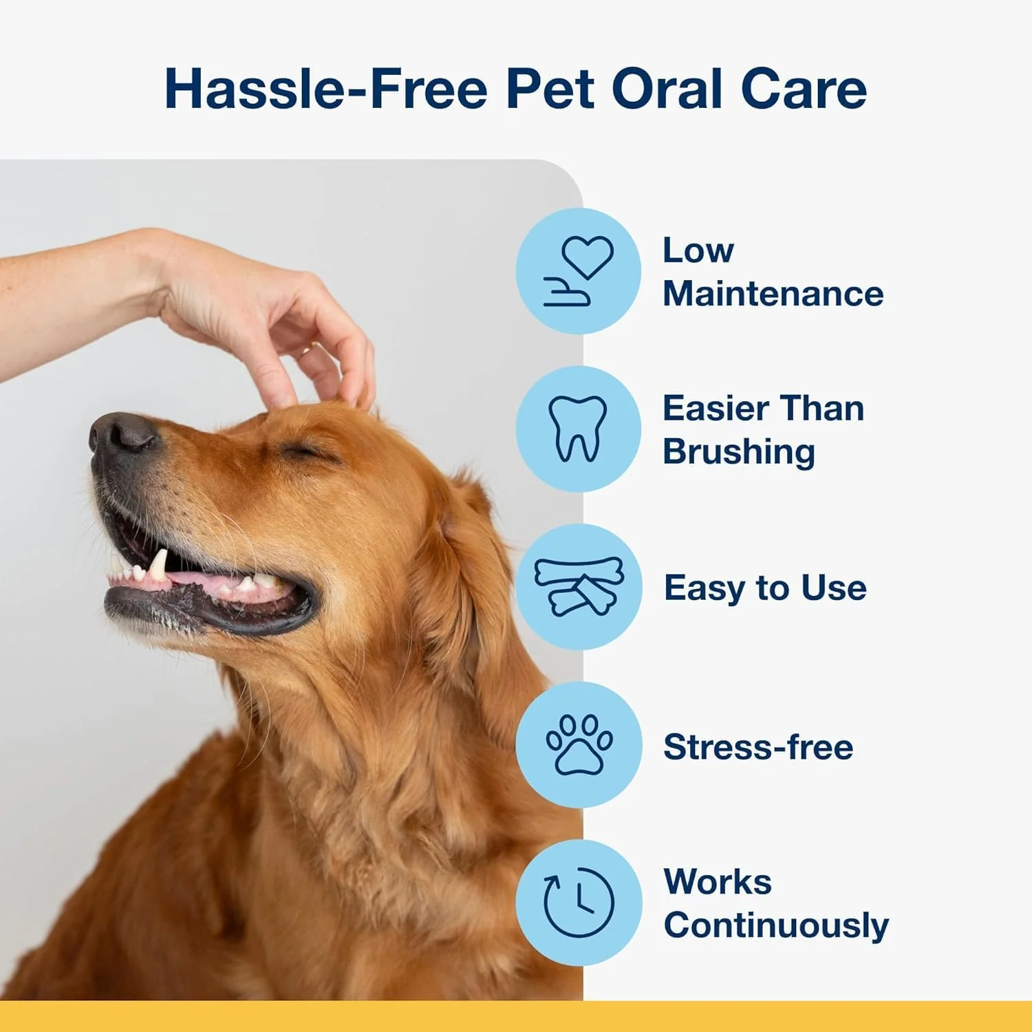 NaturVet ProDen PlaqueOff System Dental Care Bones - Dog Teeth Cleaning Bones for Oral Hygiene -Medium/Large Canine Formula - Bacon Flavor - Image 5