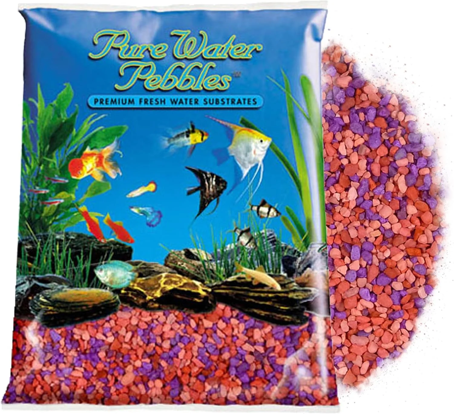 Neon Fruit Delight Aquarium Gravel - 5 lbs - Non-Toxic, Colorfast, Vibrant Substrate for Aquariums, Terrariums, Ponds & Crafts - Image 7