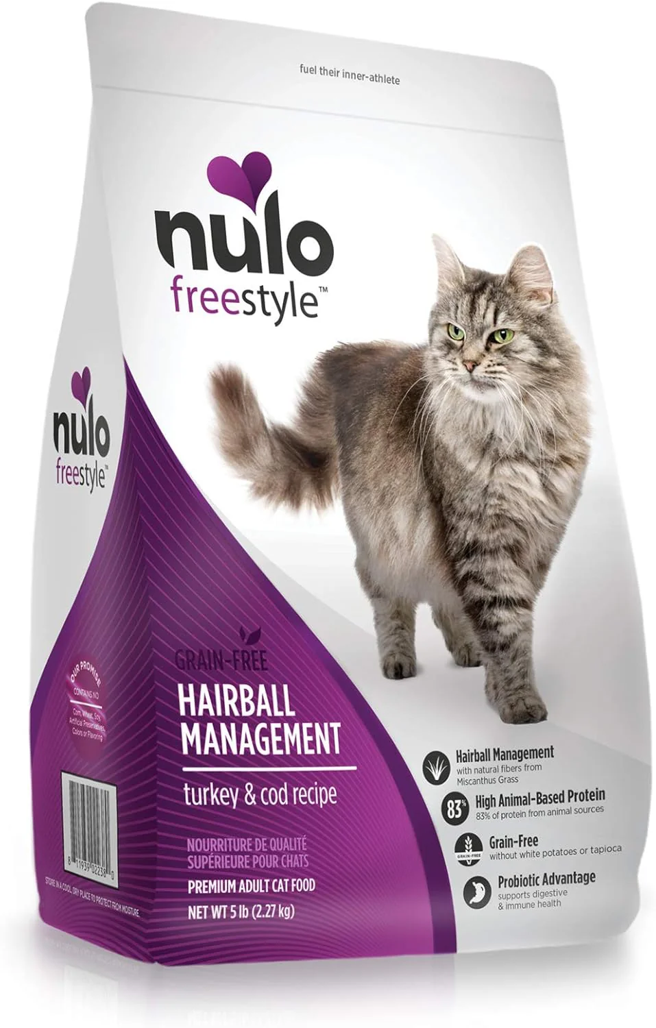 Nulo Freestyle Adult Cat Hairball Management Turkey & Cod - Image 5