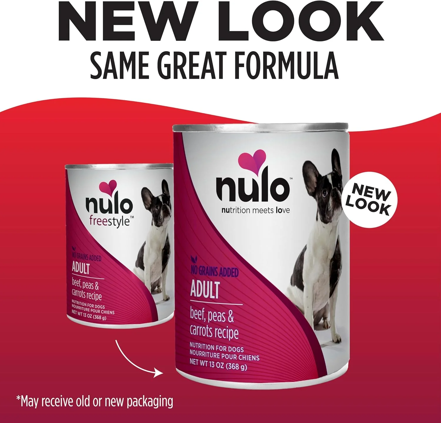 Nulo Freestyle Grain-Free Beef, Peas & Carrots Recipe Adult Wet Canned Dog Food 13 Ounce, 12 Cans - Image 11